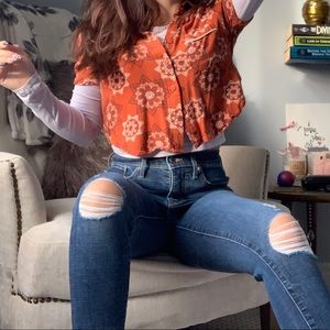 LEVI’S 311 Ripped Skinny Jeans